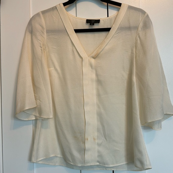 J. Crew hammered silk blouse - Picture 4 of 9